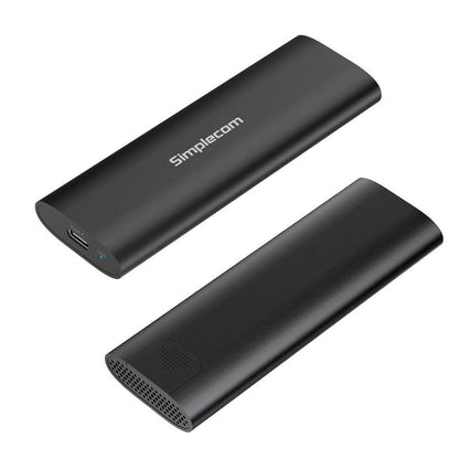 Simplecom SE516 NVMe / SATA Dual Protocol M.2 SSD Tool-Free USB-C Enclosure USB 3.2 Gen 2 10Gbps.