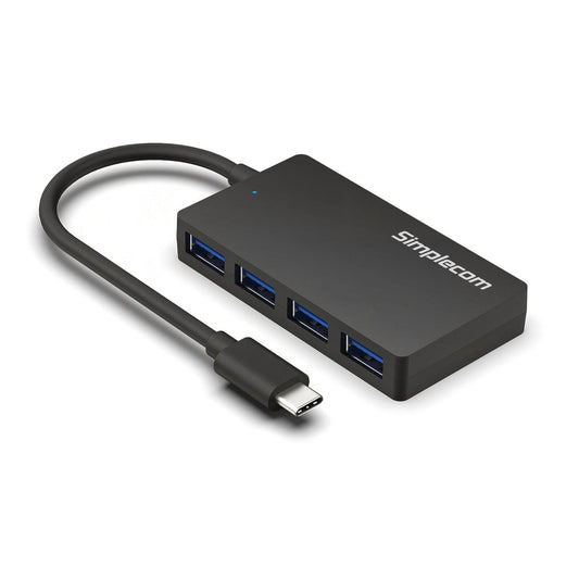 Simplecom CH350 SuperSpeed USB-C to 4-Port USB-A Hub USB 3.2 Gen1.