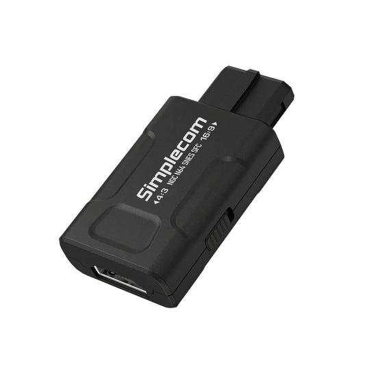 Simplecom CM461v2 HDMI Adapter Composite AV and S-Video to HDMI Converter for Nintendo NGC N64 SNES SFC.