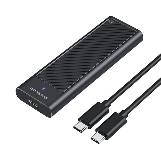 Simplecom SE538 M.2 SSD to USB 3.2 Gen 2x2 USB-C Enclosure 20Gbps NVMe SATA Dual Protocol.