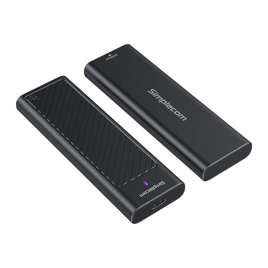 Simplecom SE538 M.2 SSD to USB 3.2 Gen 2x2 USB-C Enclosure 20Gbps NVMe SATA Dual Protocol.