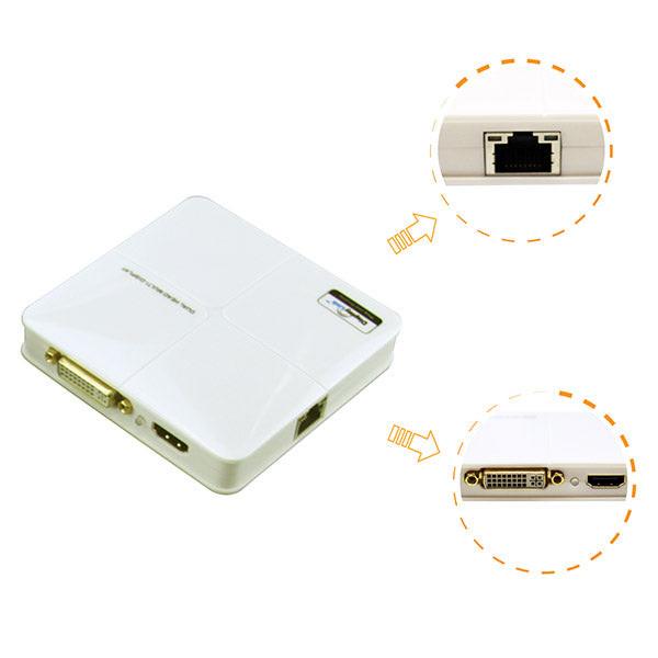Winstars USB 3.0 Dual Head Display with Gigabit Ethernet Adapter (WS-UG39DH1) Main Image
