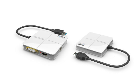 Winstars USB 3.0 Dual Head Display with Gigabit Ethernet Adapter (WS-UG39DH1).