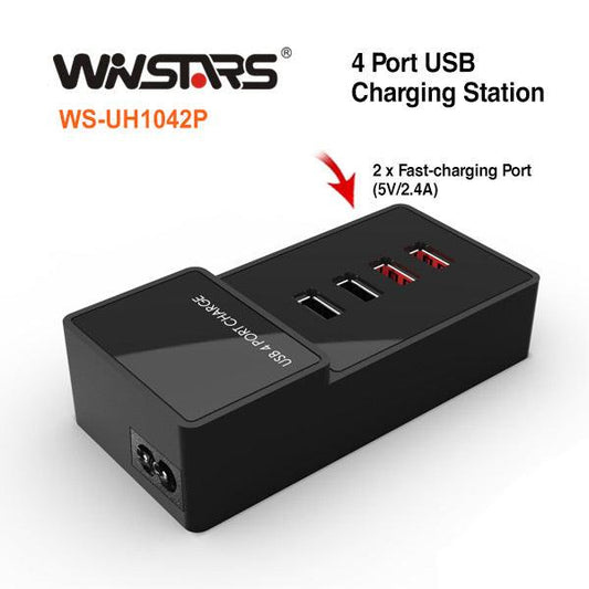 Winstars USB 4-Port Charging Station (WS-UH1042P).