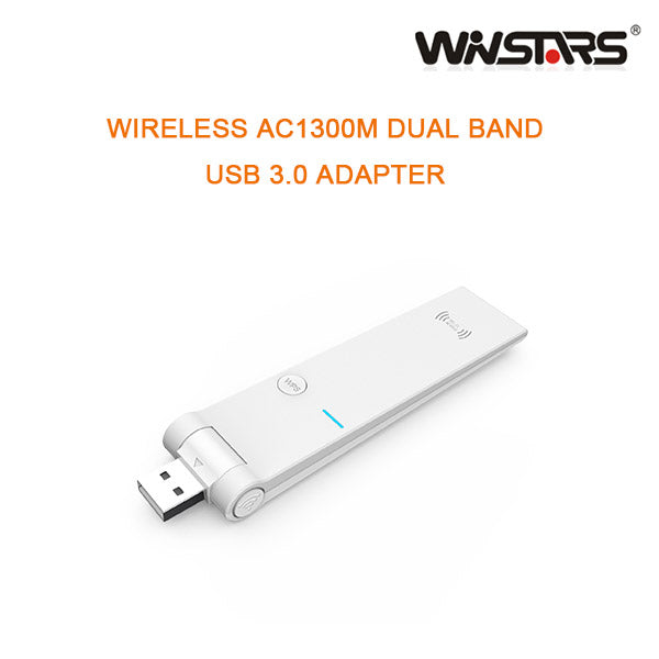 WINSTAR WIRELESS AC1300M DUAL BAND USB 3.0 ADAPTER Hover Image