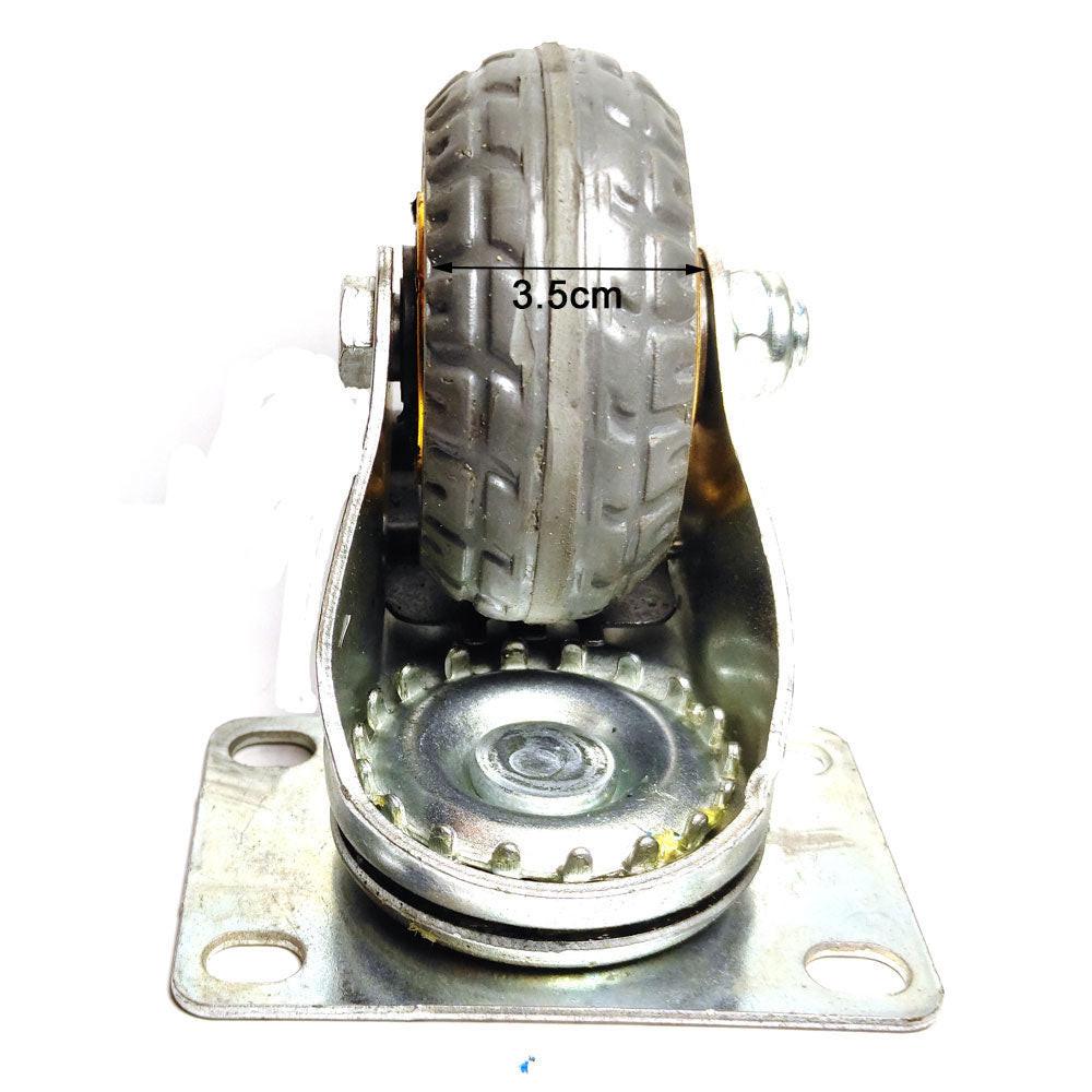 3" Heavy Duty Industrial Swivel Brake Caster Wheel Caster Wheels Castor load 50KG Trolley Cart.