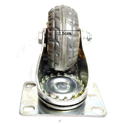 3" Heavy Duty Industrial Swivel Brake Caster Wheel Caster Wheels Castor load 50KG Trolley Cart.