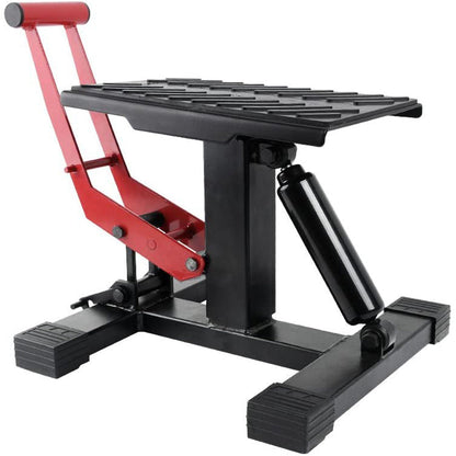 Motorcycle Jack Dirt Bike Stand Adjustable Lift Hoist Table Height Lifting Stand.