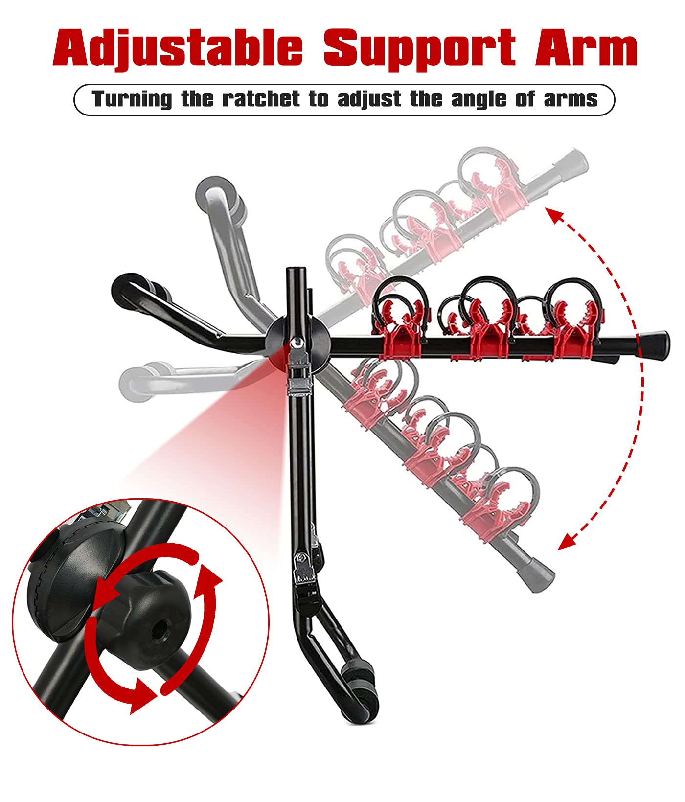 3 Bike Universal Cycle Bicycle Car Rear Carrier Rack Hanger Mount for Car Sedan Hatchback Minivan SUV.