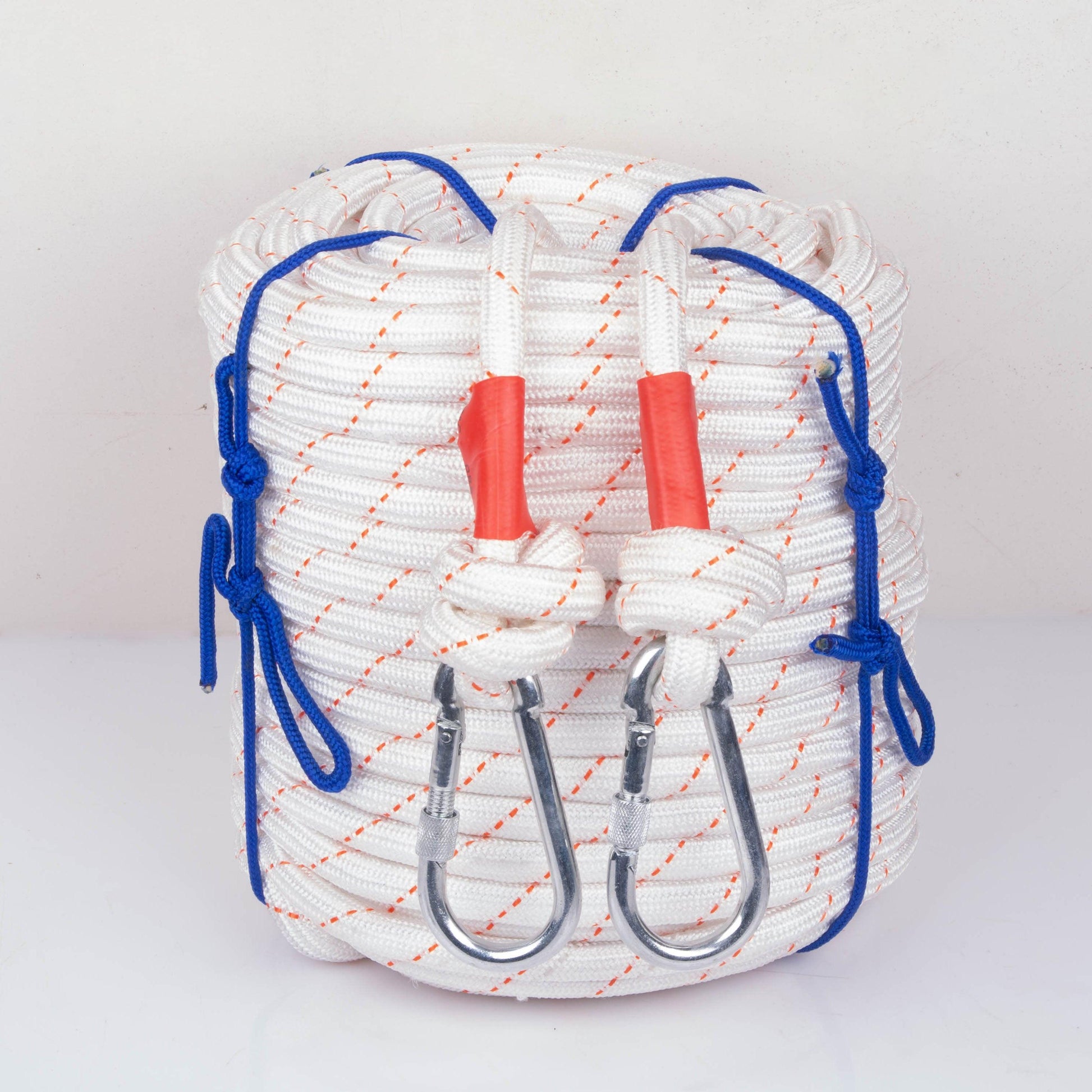 16mm 50m Safety Climbing Rope Nylon Rock Static Outdoor Boat Anchor Marine Rope Dock Lines Rope.