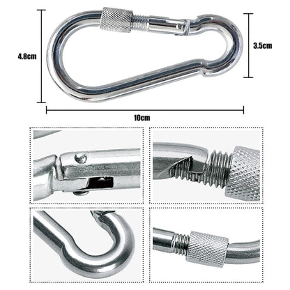 16mm 50m Safety Climbing Rope Nylon Rock Static Outdoor Boat Anchor Marine Rope Dock Lines Rope.