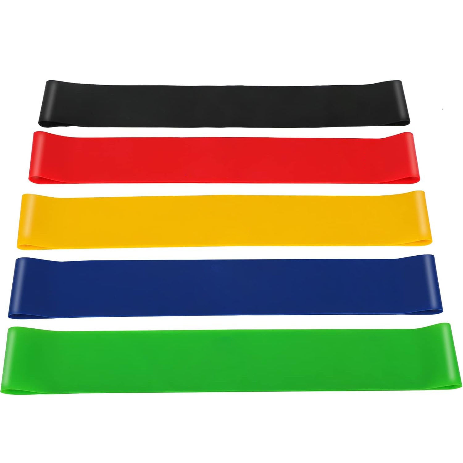 5 Pcs Resistance Bands Exercise Bands Resistance Bands Set Workout Bands Leg Yoga Bands.