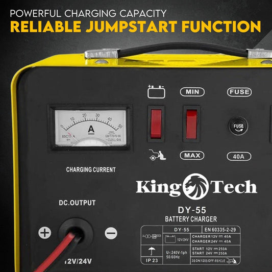 Car Battery Charger 2 in 1 40A 12V 24V For Car ATV Boat Caravan Motorcycle 2in1.
