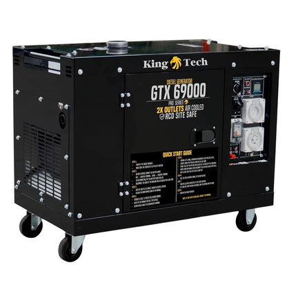 8.4kW Max 6kW Rated Diesel Generator New Single Phase Commercial.