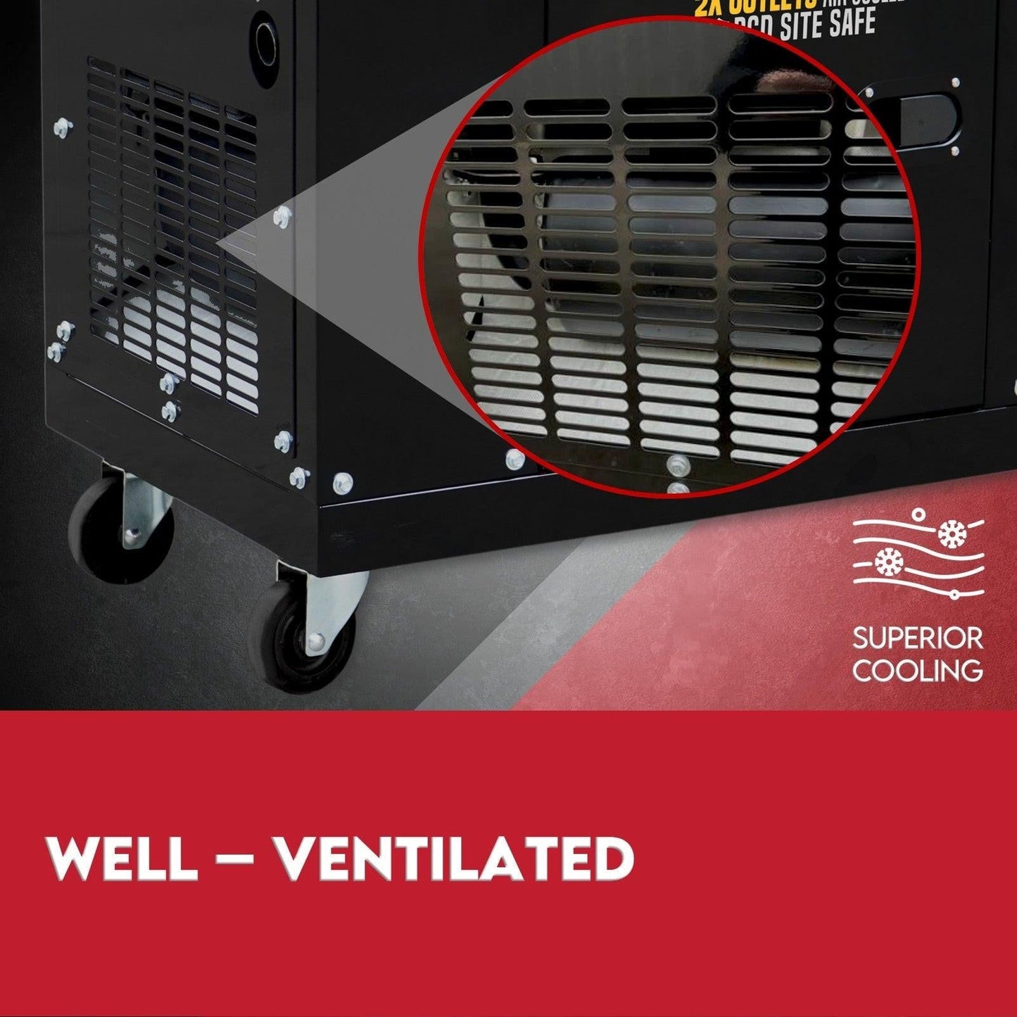 8.4kW Max 6kW Rated Diesel Generator New Single Phase Commercial.