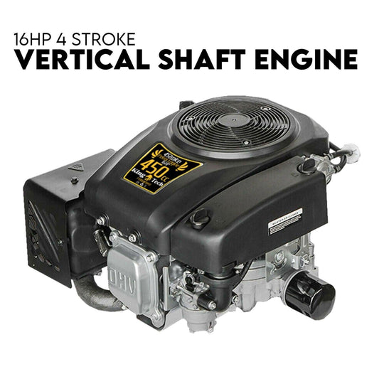 16HP Vertical Shaft Lawn Mower Engine Petrol 4 Stroke Ride on Motor OHV.