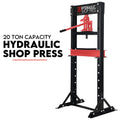 20 Ton Hydraulic Shop Press Workshop Jack Stand Bending Tool.