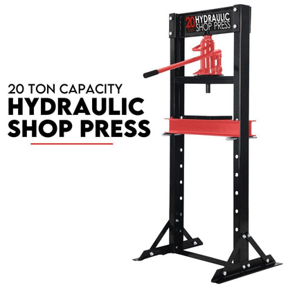 20 Ton Hydraulic Shop Press Workshop Jack Stand Bending Tool.