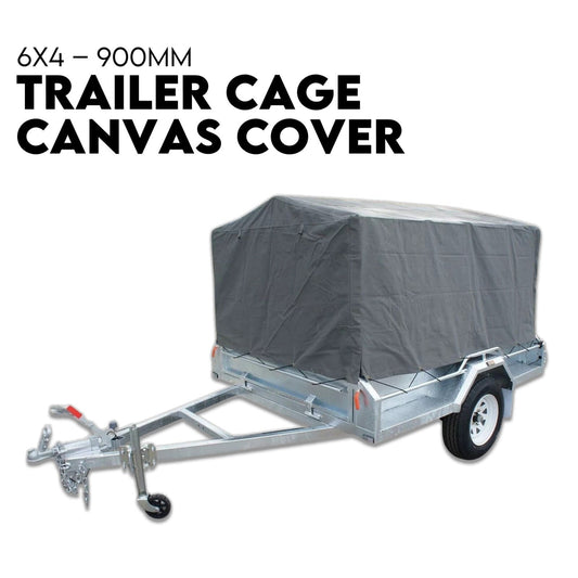 900mm Trailer Cage Canvas Tarp Cover for 6x4 High Quality Cage Universal 3 foot.