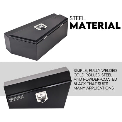 750mm Pair of Under Tray Undertray Tool Box Steel Underbody Toolbox.