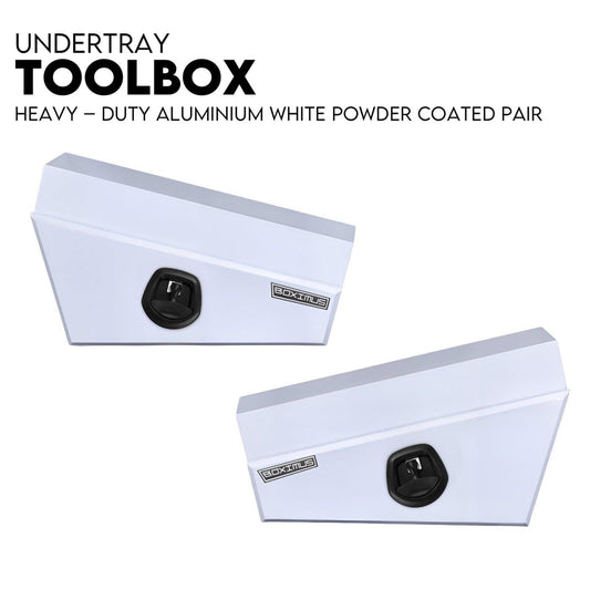 750mm Pair Set Under Tray Ute Tool Box Storage Truck Trailer Underbody Toolbox.