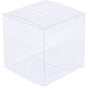 10 Piece Pack -PVC Clear See Through Plastic 15cm Square Cube Box - Large Bomboniere Product Exhibition Gift