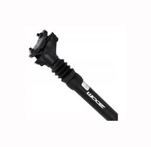 ZOOM Suspension Mountain MTB Road Bike Bicycle Seatpost Seat Shock Absorber Post Black Light Weight Aluminium - 27.2mm.