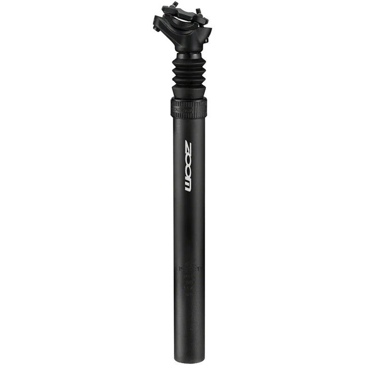 ZOOM Suspension Mountain MTB Road Bike Bicycle Seatpost Seat Shock Absorber Post Black Light Weight Aluminium - 27.2mm.