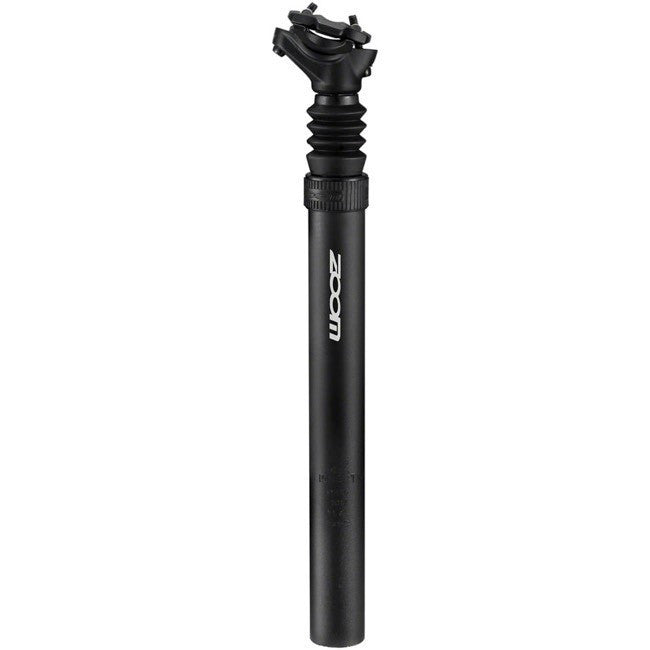 ZOOM Suspension Mountain MTB Road Bike Bicycle Seatpost Seat Shock Absorber Post Black Light Weight Aluminium - 27.2mm.
