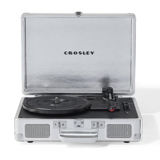 Crosley Cruiser Bluetooth Portable Turntable - Silver.