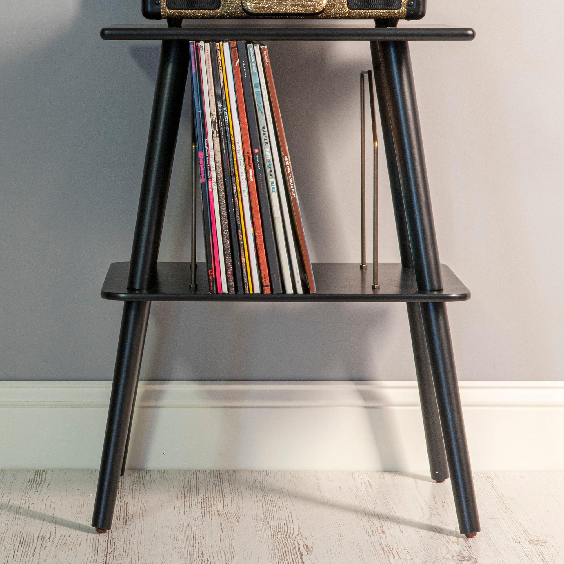Crosley Manchester Turntable Stand - Black.