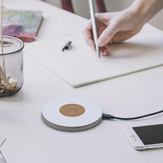 Kreafunk Wicharge 2 Wireless Qi Charger 15W - Moon Grey.
