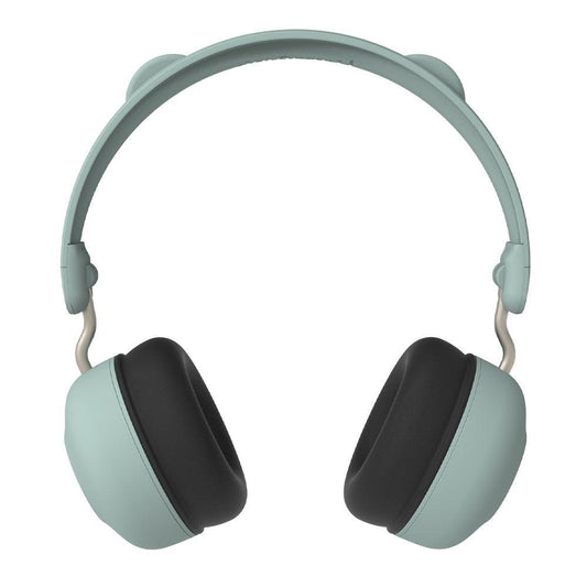 Kreafunk Kids Buzz Junior Bluetooth Headphones - Dusty Green.