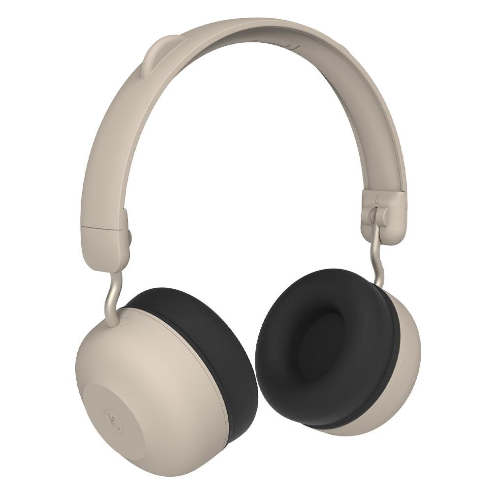 Kreafunk Kids Buzz Junior Bluetooth Headphones - Ivory Sand.