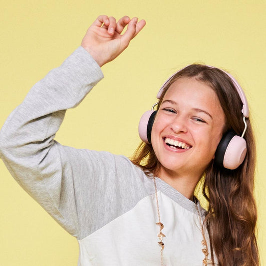Kreafunk Kids Buzz Bluetooth Headphones W/ Anc - Dusty Rose.