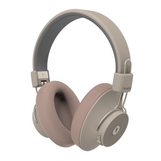 Kreafunk Abeat Qi Bluetooth Headphones W/ Anc - Ivory Sand.