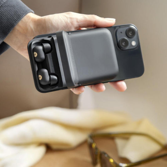 Kreafunk Tocharge Go Powerbank + Earbuds - Black.