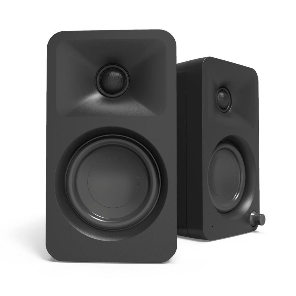 Kanto ORA 100W Powered Reference Desktop Computer Speakers with Bluetooth 5.0 Black.