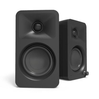Kanto ORA 100W Powered Reference Desktop Computer Speakers with Bluetooth 5.0 Black.