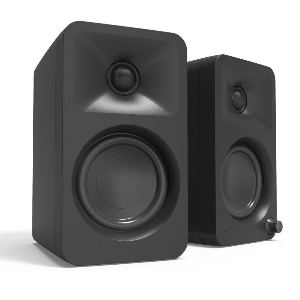 Kanto ORA 100W Powered Reference Desktop Computer Speakers with Bluetooth 5.0 Black.