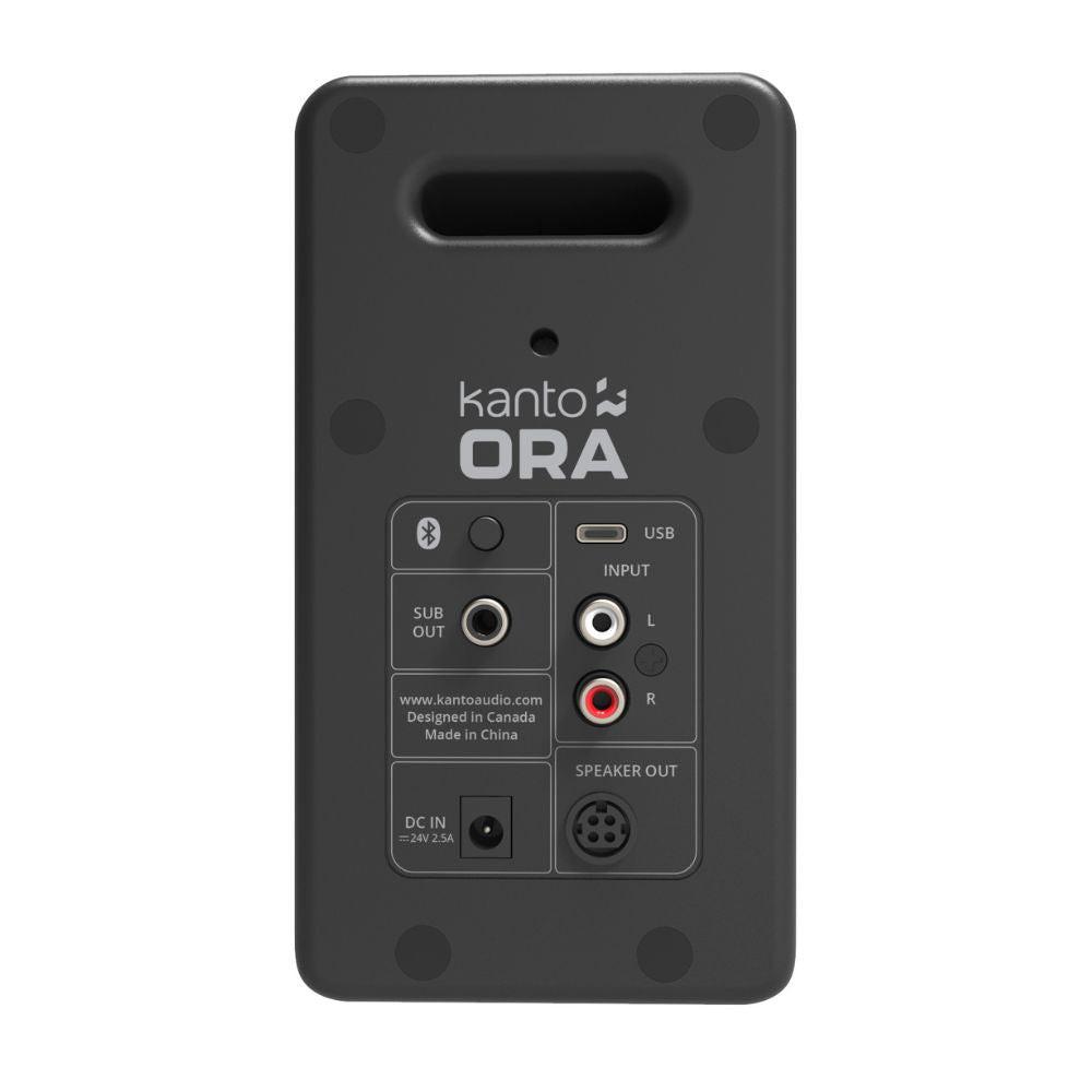 Kanto ORA 100W Powered Reference Desktop Computer Speakers with Bluetooth 5.0 Black.
