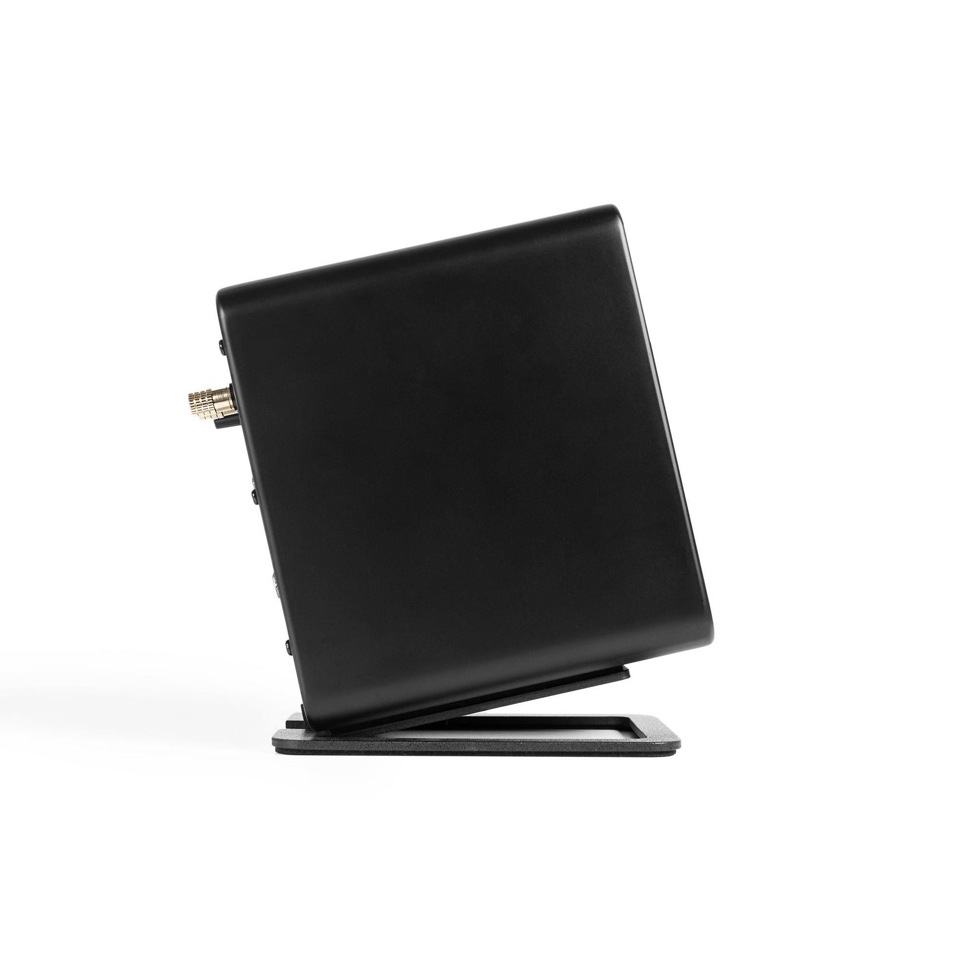 Kanto S2 Angled Desktop Speaker Stands for Small Speakers - Pair, Black.