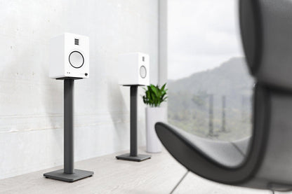 Kanto SP26PL 26" Tall Bookshelf Speaker Floor Stands - Pair, Black.