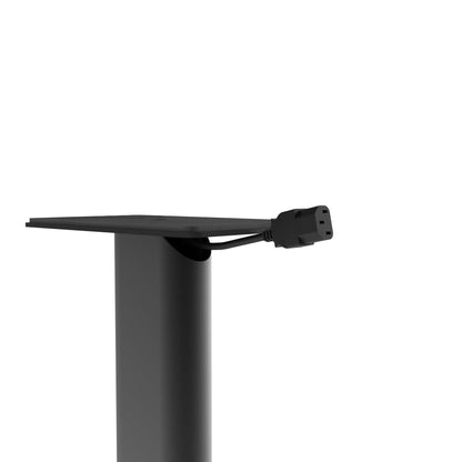 Kanto SP26PL 26" Tall Bookshelf Speaker Floor Stands - Pair, Black.