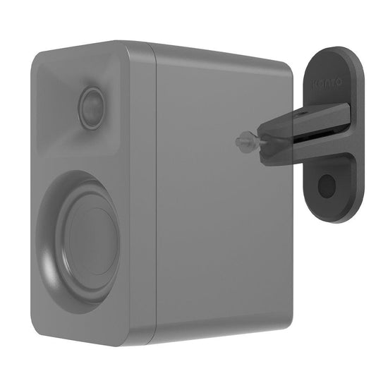 Kanto SPW3 Universal Satellite Speaker Wall Mount Bracket - Black, Pair.