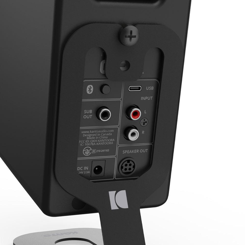 Kanto SU2 Kanto SU2 Rear-Mounted Desktop Stands for Uki and Ora - Black, Pair.
