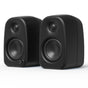 Kanto UKI 100W Desktop Speakers with Bluetooth, USB-C, Headphone out, Onyx (Matte Black), Pair.