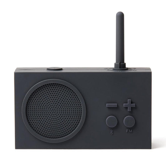 Lexon Thykho 3 Fm Radio & Bluetooth Speaker - Grey.