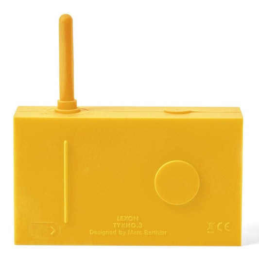 Lexon Thykho 3 Fm Radio & Bluetooth Speaker - Yellow.