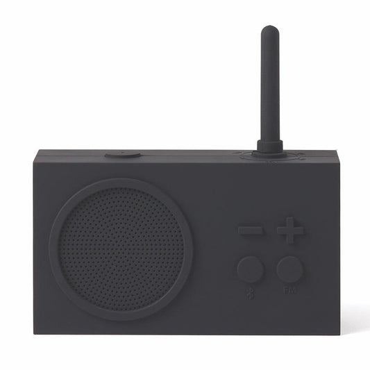 Lexon Thykho 3 Fm Radio & Bluetooth Speaker - Black.